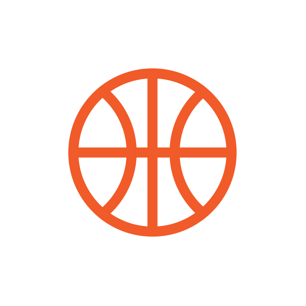Orange Line Basketball