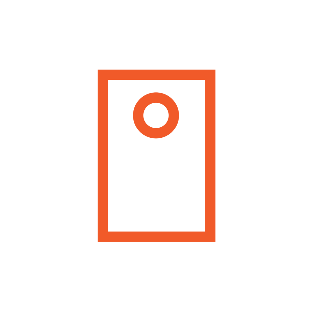 Orange Line Cornhole